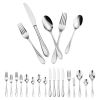 45-Piece Silverware Set, Food-Grade Stainless Steel Flatware Utensils, Mirror Finished Cutlery Set, Dishwasher Safe Eating Tableware for Kitchen Home