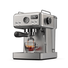 1350W Semi-automatic espresso machine with temperature adjusted mobile filter Cold / hot espresso 20Bar extraction mocha Nestle espresso Steam tempera