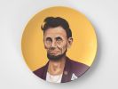 Abraham // 10" Round Plate // Political Gift Idea