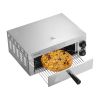 Electric Pizza Oven for Countertops, 12-inch, 1500W, with Temp Control & 0-60 Min Timer, Even Baking Technology & Easy Clean Crumb Tray