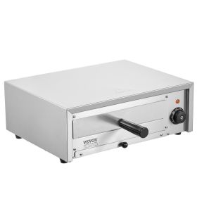 Countertop Electric Pizza Oven, 12-inch, 1500W, 32-572 F Temp Range, Stainless Steel Construction and Easy-to-Clean Crumb Tray