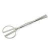 Folding Tongs Scissor Shape Tong Mini Outdoor Barbecue Tool Stainless Steel Pickup Tool Garbage Clip Charcoal Clip Food Clip