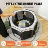 Foldable Pet Playpen, 36 inch Portable Dog Playpen, Crate Kennel for Puppy, Dog, Cat, Premium Waterproof 600D Oxford Cloth, Removable Zipper
