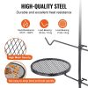 Swivel Campfire Grill, Fire Pit Grill Grate over Fire Pits, Heavy Duty Steel Grill Grates, 360�� Adjustable Open Fire Outdoor Cooking Equipment