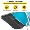 T-Top Storage Bag, for 6 Type II Life Jackets, with a Boat Trash Bag, 600D Oxford Fabric Life Vests Storage Bag for Most T-Top Boats