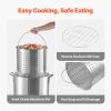 80 Qt Seafood Boiling Kit with Strainer, Outdoor Seafood Boil Pot and Basket, Cooking Set for Crab Crawfish Lobster Boiling