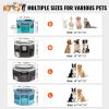 Foldable Pet Playpen, 36 inch Portable Dog Playpen, Crate Kennel for Puppy, Dog, Cat, Premium Waterproof 600D Oxford Cloth, Removable Zipper