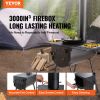 Wood Stove, 118 inch, Alloy Steel Camping Tent Stove, Portable Wood Burning Stove with Chimney Pipes & Gloves