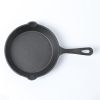HAWOK DIA.6 inch Round Mini Skillet Black Pack of 6