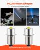 LED Flashlight Bulbs, P13.5S 4-12 Volt, 230LM Flashlight Conversion Replacement Kit