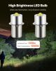 LED Flashlight Bulbs, P13.5S 4-12 Volt, 230LM Flashlight Conversion Replacement Kit