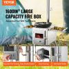 Wood Stove, 86 inch, Stainless Steel Camping Tent Stove, Portable Wood Burning Stove with Chimney Pipes & Gloves