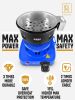 Blue Multipurpose Electric Charcoal Starter Electric Charcoal Burner ETL Approved Electric Stove Coconut Charcoal Lighters with Tongs 450W Hot Plate E