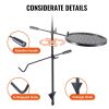 Swivel Campfire Grill, Fire Pit Grill Grate over Fire Pits, Heavy Duty Steel Grill Grates, 360�� Adjustable Open Fire Outdoor Cooking Equipment