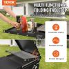 Commercial Griddle on Cart, 36" Heavy Duty Manual Flat Top Griddle, Outdoor Cooking Station with Side Shelves, Steel Propane Gas Griddle