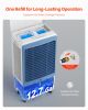 Evaporative Air Cooler, 4129 CFM with 12.7 Gallon Water Tank Swamp Cooler, Portable Cooling Fan with Remote Control, 12H Timer, 4 Ice Boxes