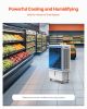 Evaporative Air Cooler, 4129 CFM with 12.7 Gallon Water Tank Swamp Cooler, Portable Cooling Fan with Remote Control, 12H Timer, 4 Ice Boxes