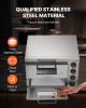 Commercial Pizza Oven Countertop, 14-Inch Double Deck Layer, Stainless Steel Electric Pizza Oven with Stone and Handle