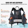Life Vest for Watersports (PFD), Life Jacket with Waterproof Nylon & 85N Buoyancy, Life Vest/Jacket for Any Water Activity-Fishing, Kayaking