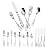 30-Piece Silverware Set, Food-Grade Stainless Steel Flatware Utensils, Mirror Finished Cutlery Set, Dishwasher Safe Eating Tableware for Kitchen Home