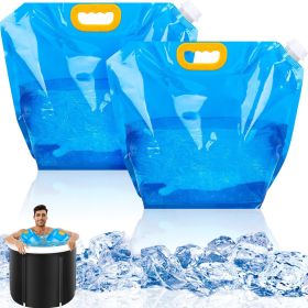 2 Packs Ice Bath Bags, Large Capacity Bathtub Water Bag For Home Cold Plunge Accessories For Cold Water Plunge Tub Portable Ice Bath Bag 10L,Amazon Is