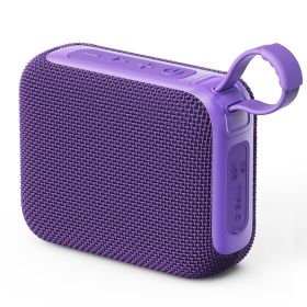 JYX L3 Portable Mini Wireless Speaker & Compact And Lightweight & Supports USB & TF Card, TWS & Excellent Sound Quality & Indoor And Outdoor Party Spe (Color: Purple)