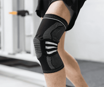 Sports Running Fitness Protection Knee Pads Brace Strap (Option: Black apair-XL)