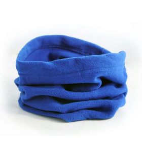 Warm wool scarf scarf (Color: Blue)