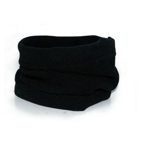 Warm wool scarf scarf (Color: Black)