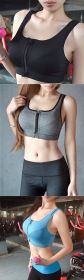 Professional High-strength Class 4 Shock-proof Sports Bra Without Underwire (Option: SUIT A-XL)