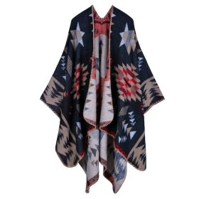Autumn And Winter Scarf Versatile Lattice Ladies Travel Shawl (Option: XINGX Small Flowers-130x150CM)