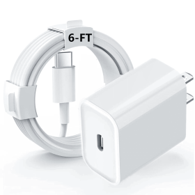Phone Charger, Cube Phone Charger Travel 2Pack 6FT Lightning Cable Cord Quick Fast Charging Cord USB Wall Chargers Travel Plug Adapter For Phone 16 15 (Option: IPhone-2m Charging head)