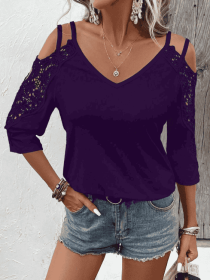Women's Fashionable Clothing (Option: Blue-S)