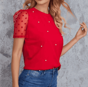 Women's Fashion Clothing (Option: Red-S)