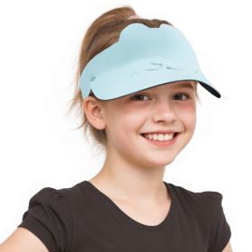 Sukeen Kids Sun Visor Hats For Girls Boys Lightweight Sport Hat Sun Hat Seamless Running Hats For Outdoor Activities (Color: Blue)
