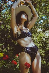 Cygnus Swimsuit in Midnight (size: 2XL)