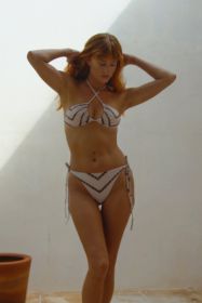 Vega String Bikini in Black Shibori (size: 2XL)