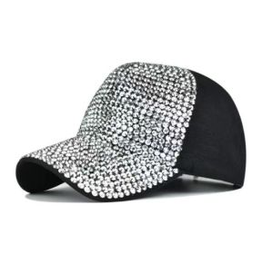 Diamond Baseball Cap Light Board Cap (Option: Silver A-Adjustable)