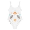 Lyra One Piece Swimsuit in White Jaguar