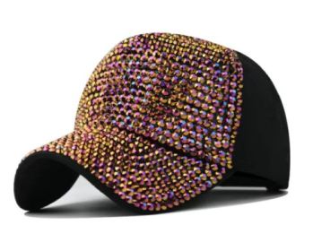 Diamond Baseball Cap Light Board Cap (Option: Gold-Adjustable)