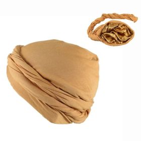 Men's Fashionable New Headband Hat (Option: Yellow-XL)