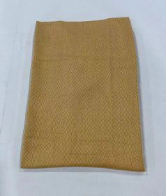 Herringbone Pattern Monochrome Artificial Cashmere Scarf Women's Simple Casual Style Tassel Warm Shawl (Option: FH2358334 Yellow)
