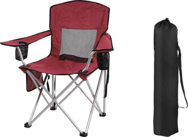 Only Supports Self Pickup  Camping Chair, Portable Folding Outdoor Chair With Armrests, Cup Holder And Carrying Bag, Foldable Chair For Camping, Beach (Option: BGD)